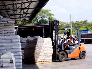 warehouse forklift